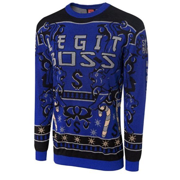 Sasha Banks Official WWE "Legit Boss" 3xl NEW Unisex Sweater - AEW Champ CEO - Picture 1 of 2